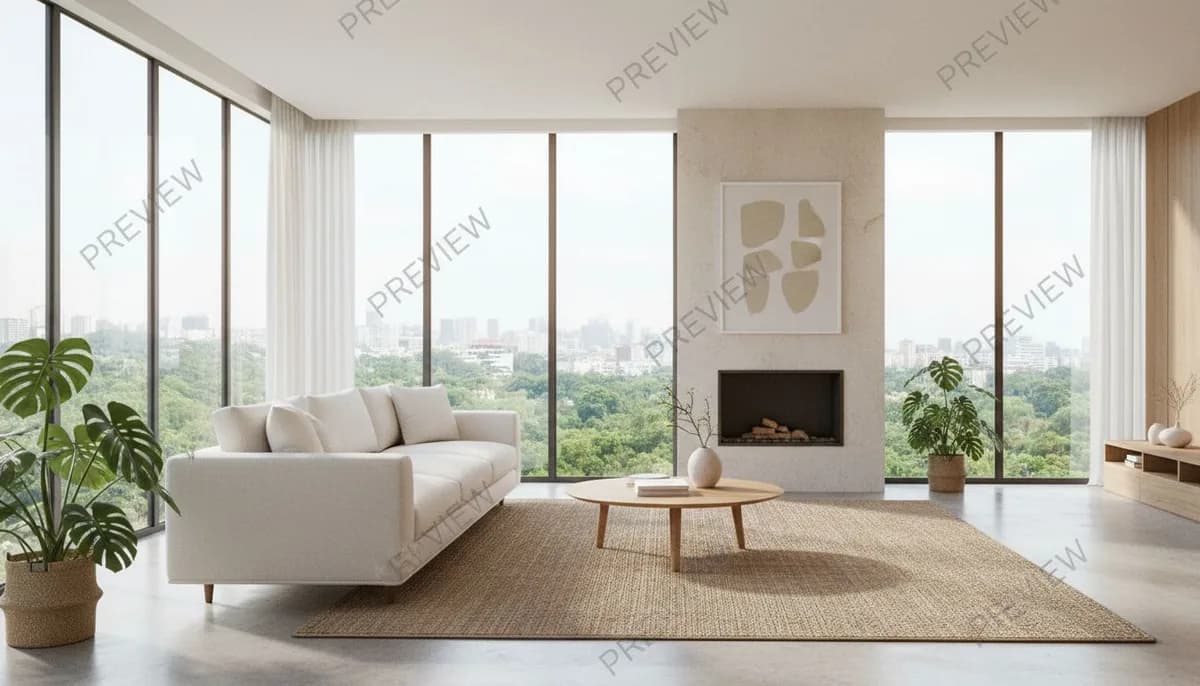 Before and after: full-screen tiled watermark pattern removed from image